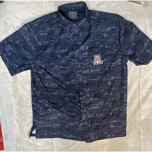 University of Arizona Wildcats Hawaiian Shirt Short Sleeve Button Up Men’s XL